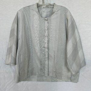 COS Striped Cropped Jacket